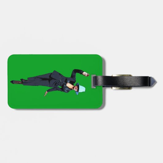 Drei Stapel Herz behalten Gepäckanhänger (Rückseite horizontal)