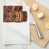 Drei stark geschirrtuch (Viertel Falte)