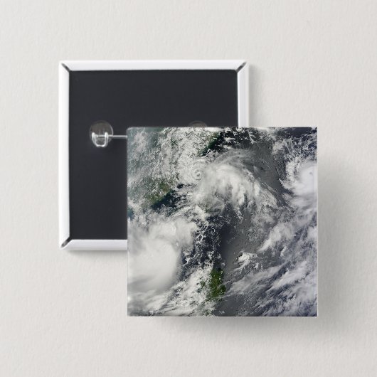 Drei starke Stürme Button (Vorne & Hinten)