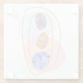 Drei Steine Glasuntersetzer (Rückseite)