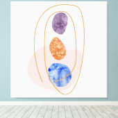 Drei Steine Leinwanddruck (Insitu (Holzboden))