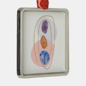 Drei Steine Ornament Aus Metall (Rechts)