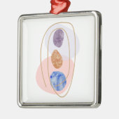 Drei Steine Ornament Aus Metall (Links)