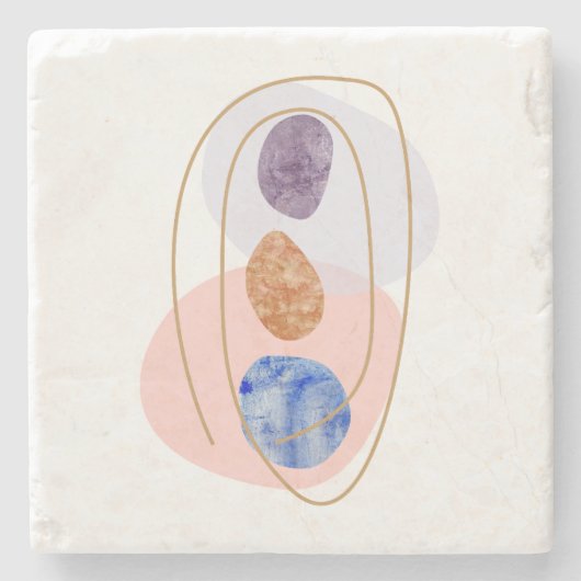 Drei Steine Steinuntersetzer (Vorderseite)