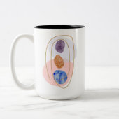 Drei Steine Zweifarbige Tasse (Links)