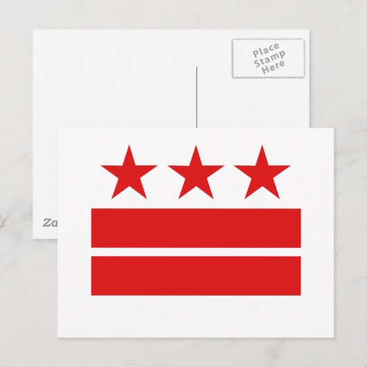 Drei Sterne 2 Bars Postkarte (Vorne/Hinten)