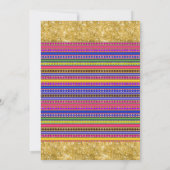 Drei-Sterne Charro Boy Mexikanischer Geburtstag Einladung (Rückseite)