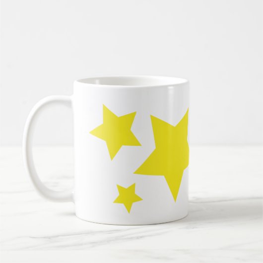 Drei Sterne Kaffee Tasse - Niedlicher Celestial Gi (Links)