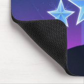 „Drei Sterne – Lichtpfad am Himmel“ Mousepad (Ecke)