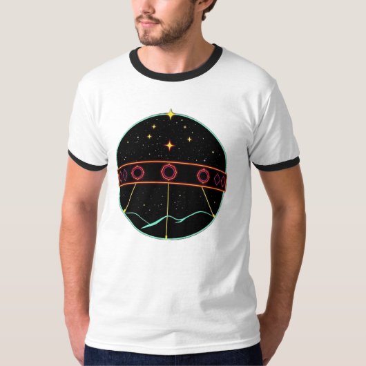 „Drei Sterne – Lichtpfad am Himmel“ T-Shirt (Vorderseite)