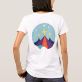 „Drei Sterne – Lichtpfad am Himmel“ T-Shirt (Rückseite)