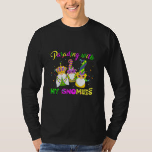 Drei Sterne Mardi Gras Parading mit meinem Gno T-Shirt