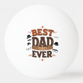 Drei-Sterne Ping Pong Ball - Bestes Vater-Geschenk Tischtennisball (Vorderseite)