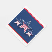 Drei Sterne Serviette (Ecke)