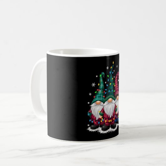 Drei Sterne Weihnachtsbeleuchtung Weihnachten Weih Kaffeetasse (Vorderseite Links)