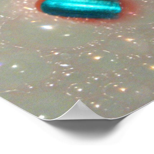 Drei Stifte im Schaumstoff Poster (Ecke)