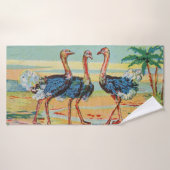 Drei Strauße Badehandtuch (Badehandtuch)