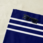 Drei Streifen für die Crew - Name oder anderen Tex Strandtuch (Beispiel)