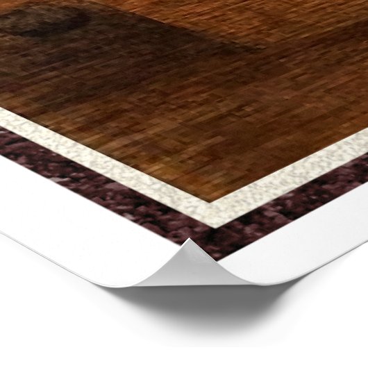 Drei Strickmädchen von Walter Firle Poster (Ecke)