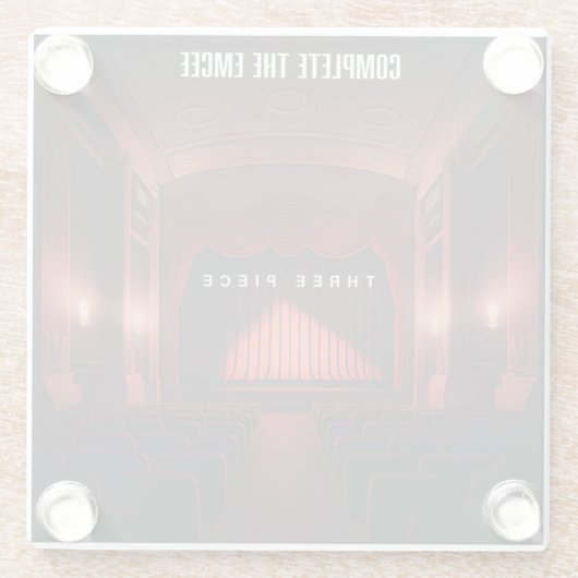 Drei Stück Untersetzer (Rückseite)