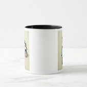 Drei Studien eines Bullfinch Tasse (Zentrum)