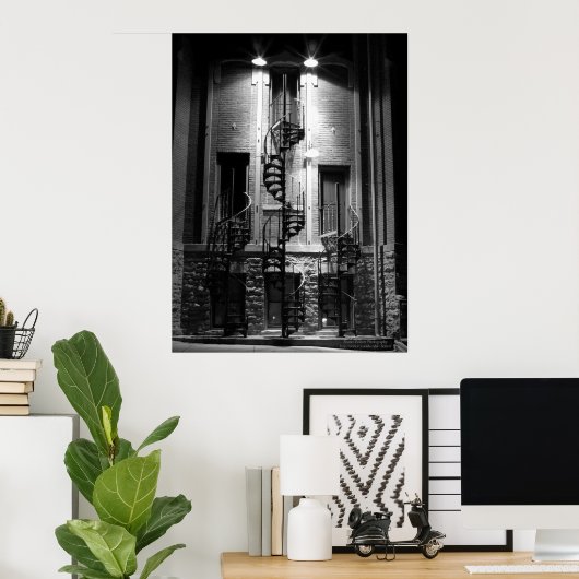 Drei Stufen Poster (Heimbüro)