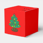 Drei Stufen Weihnachtsbaum bis Geschenkschachtel (Rückseite)