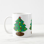 Drei Stufen Weihnachtsbaum Kaffeetasse (Links)