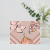 Drei südwestliche Schmetterlinge Einladungspostkarte (Stehend Vorderseite)