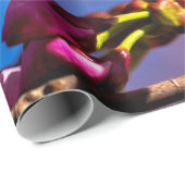 Drei Sunlit Sakura Blume Geschenkpapier (Rolleneckpunkt)