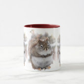 Drei süße Eichhörnchen Tasse (Zentrum)
