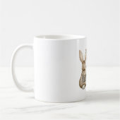 Drei süße Hasenkaninchen Kaffeetasse (Links)