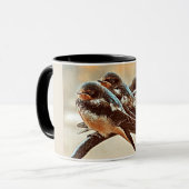 Drei süße Schwalben Tasse (Vorderseite Links)