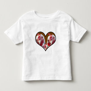 drei Sussex Chickens im Herzen, Kleinkind T-shirt