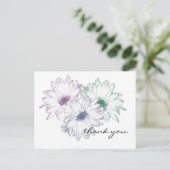 Drei Tage - Danke Postcard Postkarte (Stehend Vorderseite)