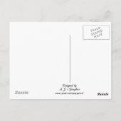 Drei Tage - Danke Postcard Postkarte (Rückseite)