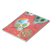 Drei Tage der Toten Schädel Notizblock (Rotiert)