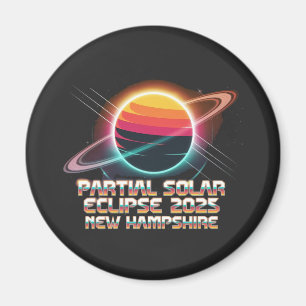 Drei Tage im Leben 2025 New Hampshire Retro Magnet