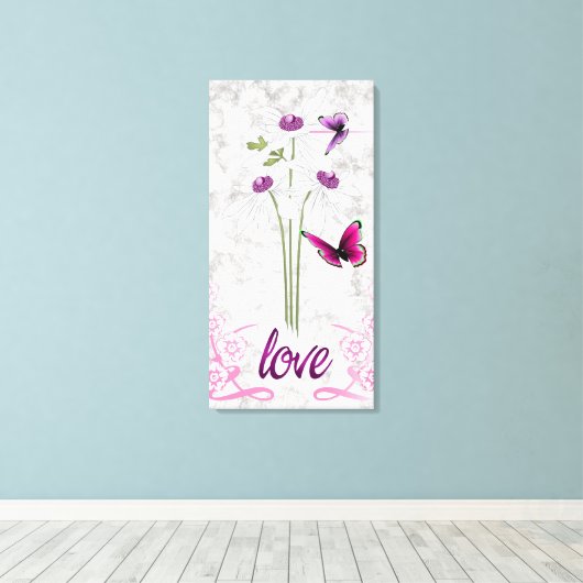 Drei Tage Leinwanddruck (Insitu (Holzboden))