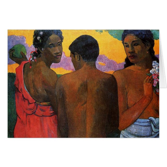 "Drei Tahitians" - Paul Gauguin (Vorderseite (Horizontal))