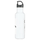 Drei tanzende Pinguine Trinkflasche (Rückseite)