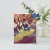 Drei Tänzer in den Gelben Röcken Postkarte (Stehend Vorderseite)