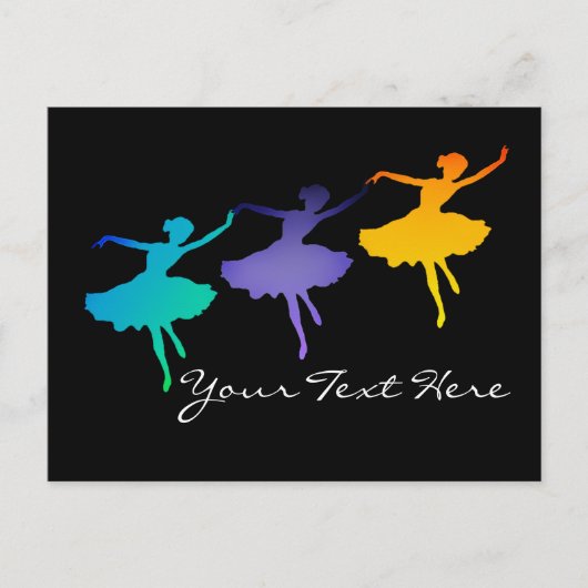 Drei Tänzer Postkarte (Vorderseite)