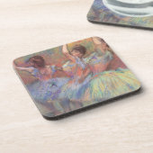 Drei Tänzer von Edgar Degas, Vintage Ballettkunst Getränkeuntersetzer (Linke Seite)