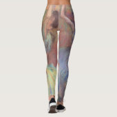 Drei Tänzer von Edgar Degas, Vintage Ballettkunst Leggings (Rückseite)