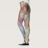 Drei Tänzer von Edgar Degas, Vintage Ballettkunst Leggings (Links)