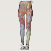 Drei Tänzer von Edgar Degas, Vintage Ballettkunst Leggings (Vorderseite)