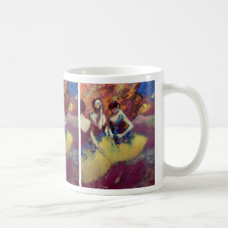 Drei Tänzerinnen in gelben Röcken von Degas Kaffeetasse