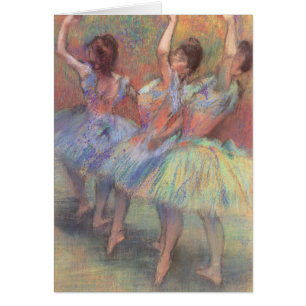Drei Tänzerinnen von Edgar Degas, Vintage Ballett 