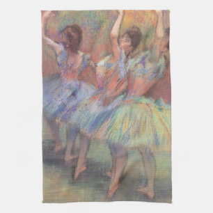 Drei Tänzerinnen von Edgar Degas, Vintage Ballett  Geschirrtuch